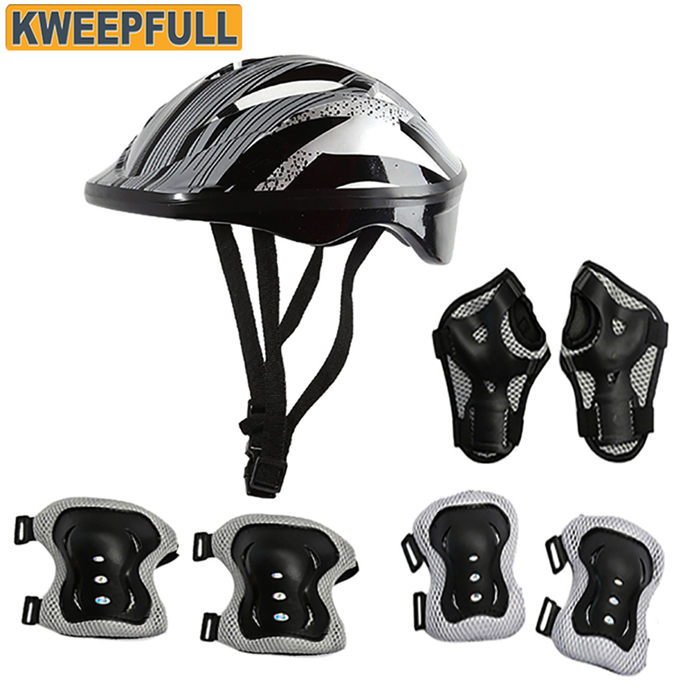 Cycling Gear For Kids - Ensemble d'équipement de protection de casque