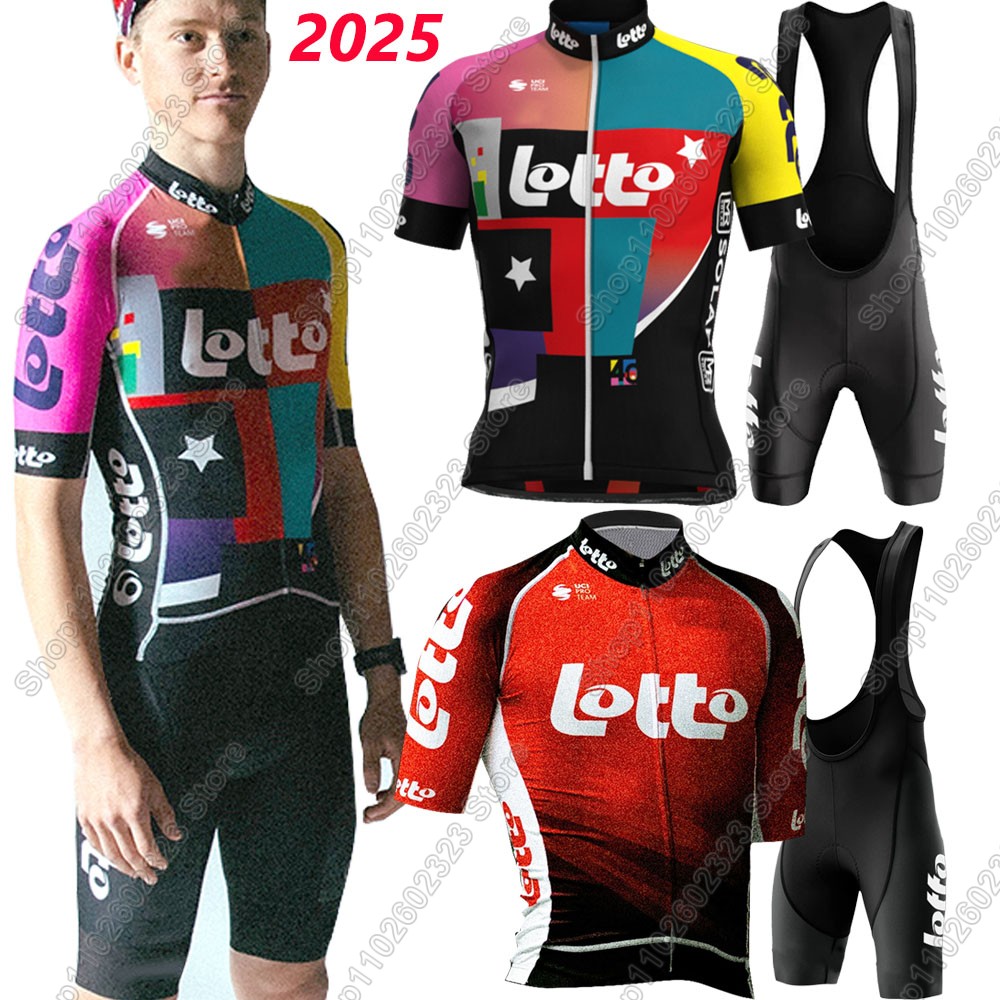 Cycling Gear Outfit - Lotto team 2025 maillot de cyclisme