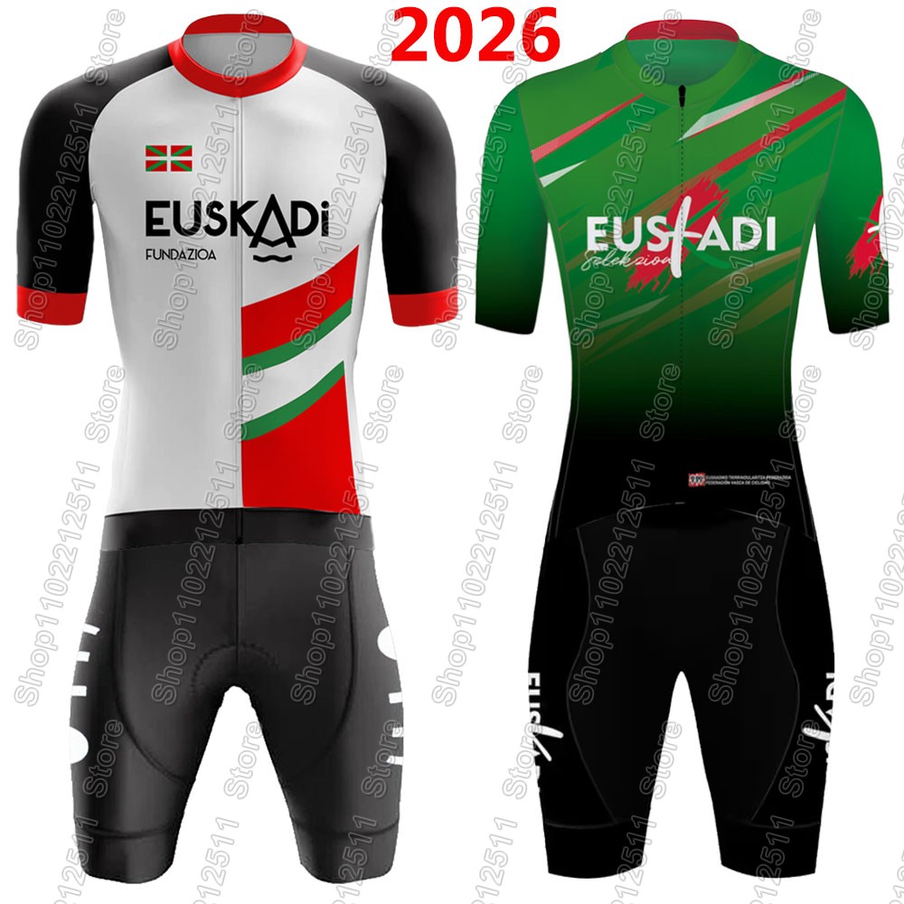 Cycling Gear Jersey - Ensemble Maillot et Cuissard Cycliste Euskadi