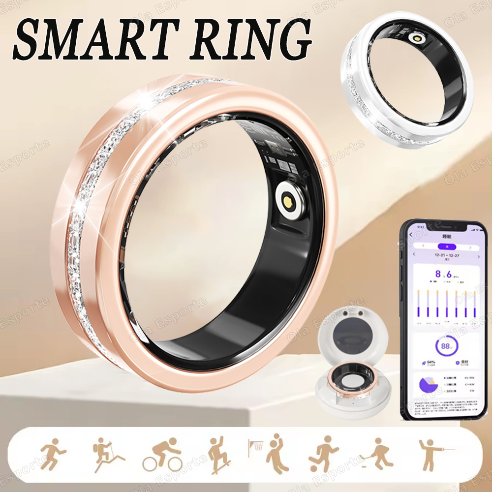 Cycling Heart Rate Monitor - Nouvelle bague connectée 2026 pour femme,