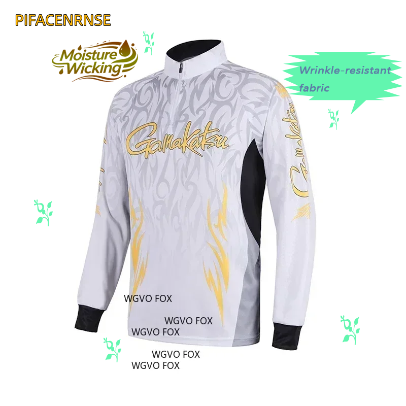 Cycling Jersey - Chemise de pêche respirante, sweat-shirt à