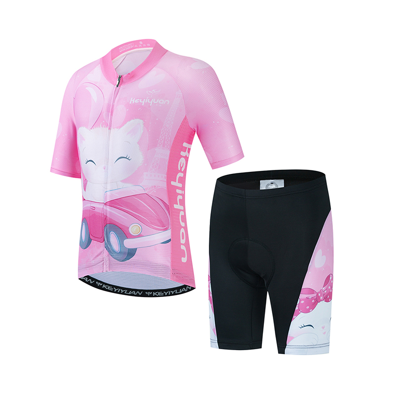 Cycling Gear Outfit - KEYIYUAN enfants cyclisme sur route maillot
