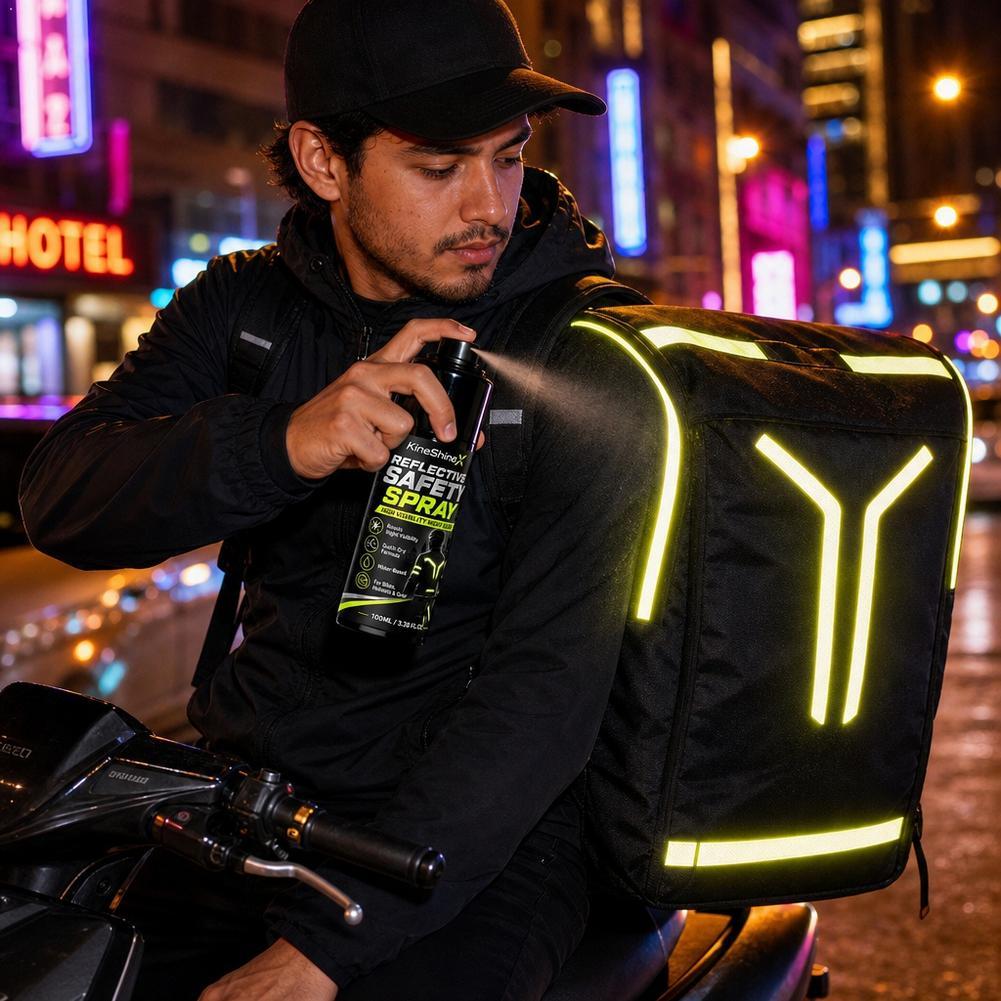 Cycling Visibility Gear - Spray réfléchissant de sécurité, revêtement lumineux