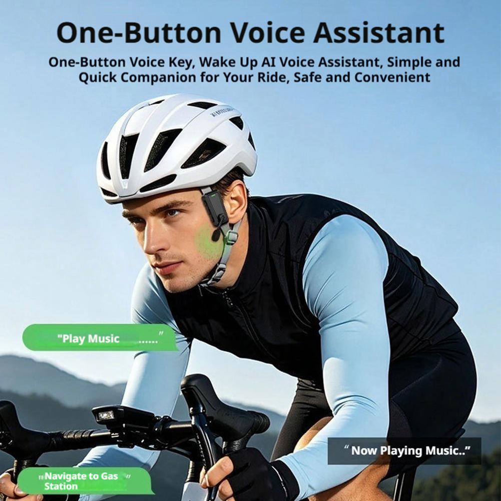 Cycling Gear Helmet - 2 écouteurs sans fil Bluetooth pour