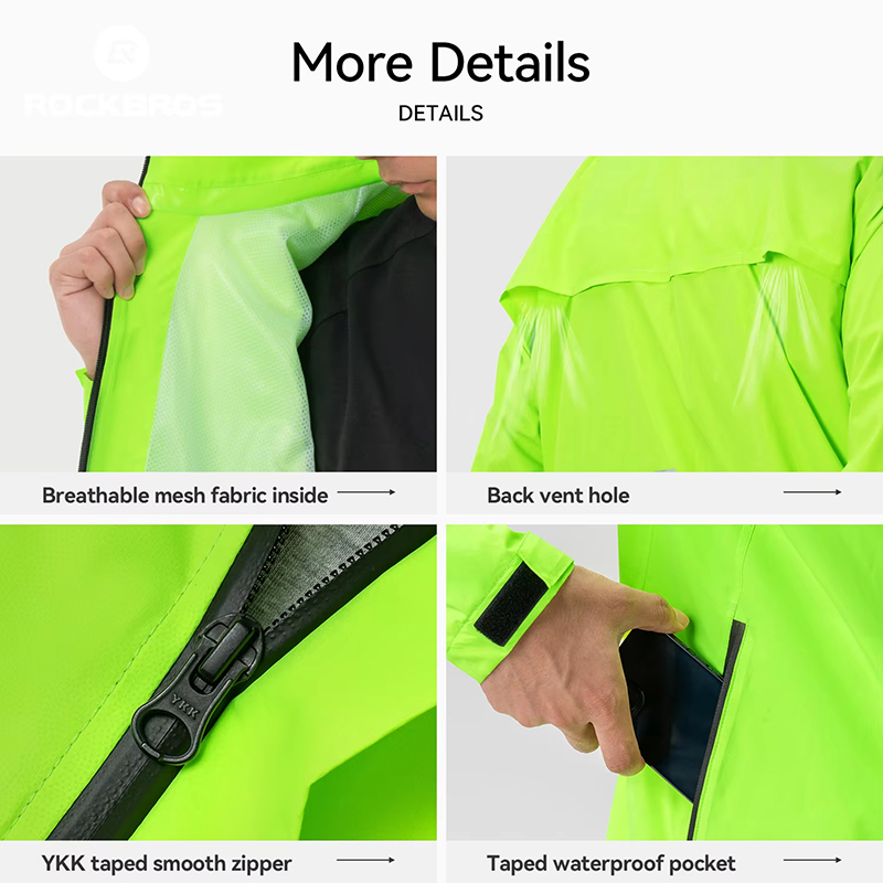 Imperméable de cyclisme ROCKBR - Cycling Gear Women Sale avis et prix