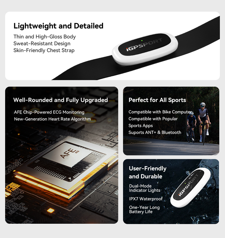 IGPSPORT HR50 moniteur de fréq - Cycling Heart Rate Monitor avis et prix