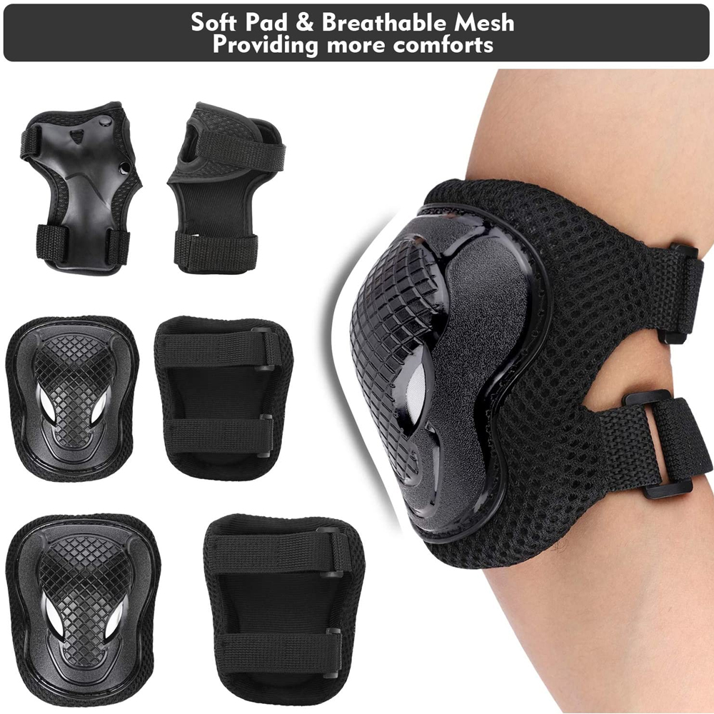 6 pièces enfants genouillères  - Cycling Safety Gear For Kids avis et prix