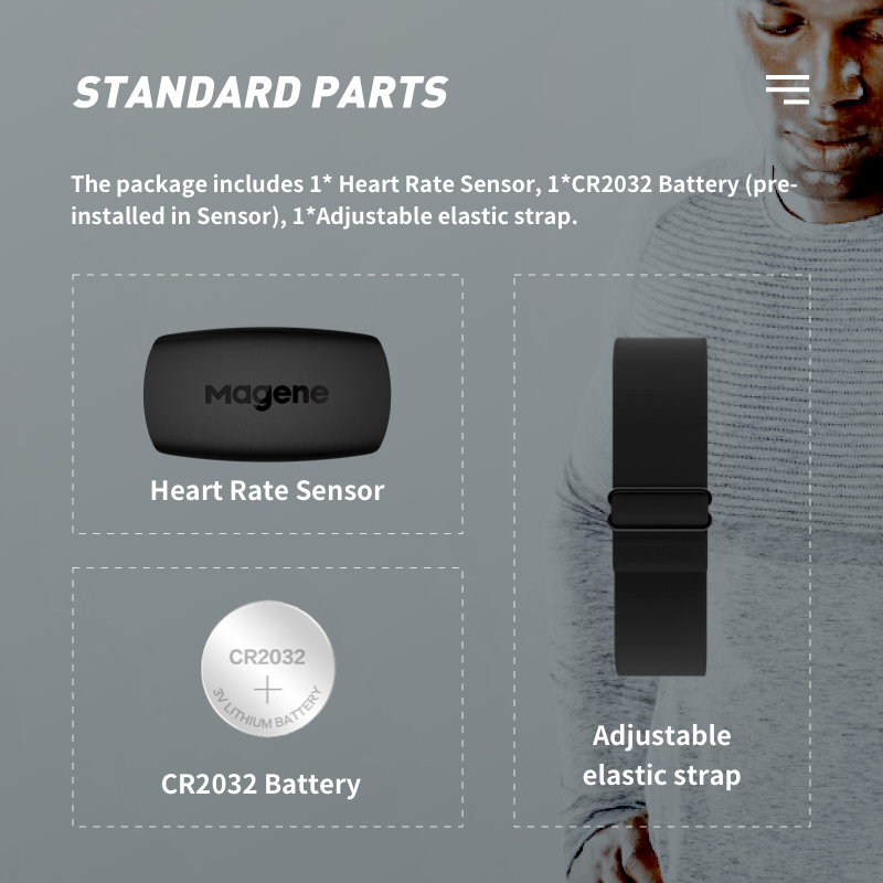Magene nouveau modèle H64 Blue - Cycling Heart Rate Monitor avis et prix