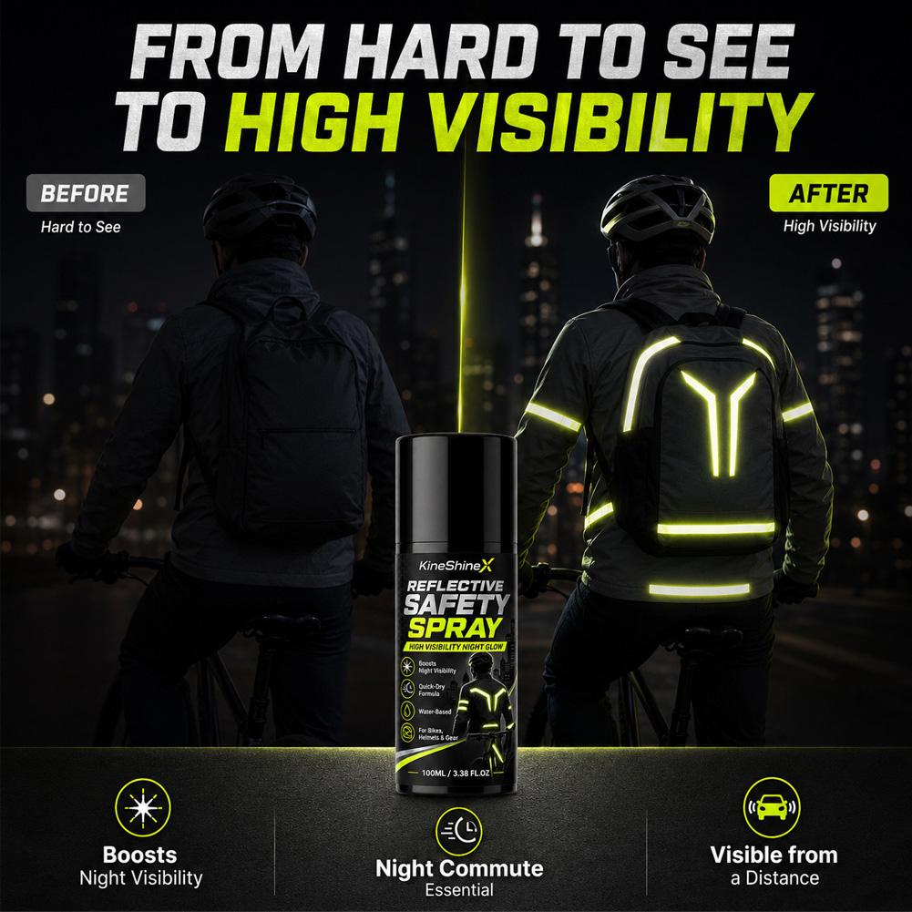 Spray réfléchissant de sécurit - Cycling Visibility Gear avis et prix