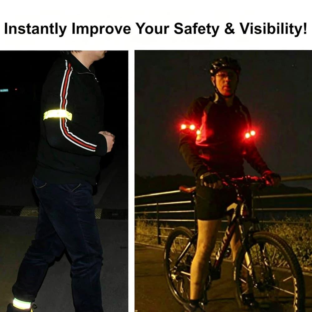 Brassard réfléchissant LED ave - Cycling Visibility Gear avis et prix