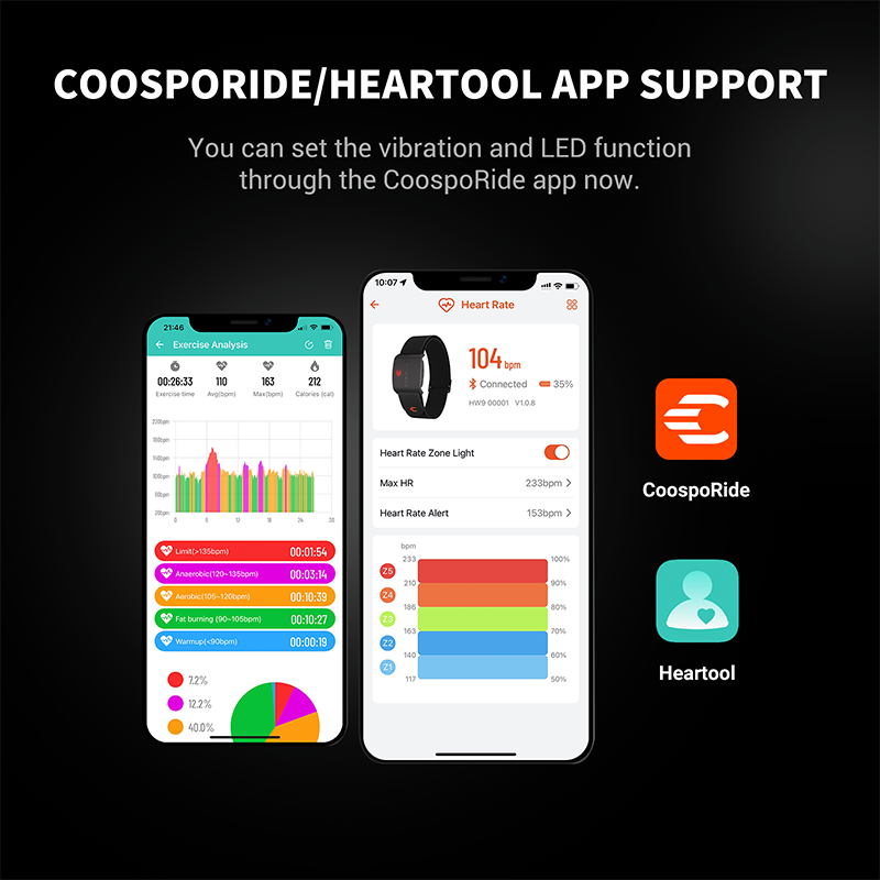 COOéventuelles O-Moniteur de F - Cycling Heart Rate Monitor avis et prix