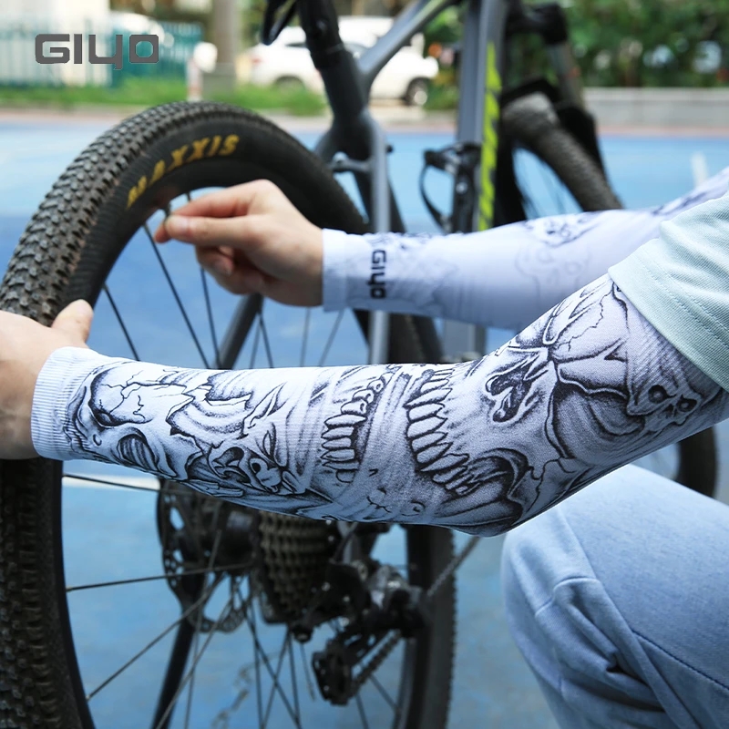 Manchons de bras en tissu glac - Cycling Gear Lycra avis et prix
