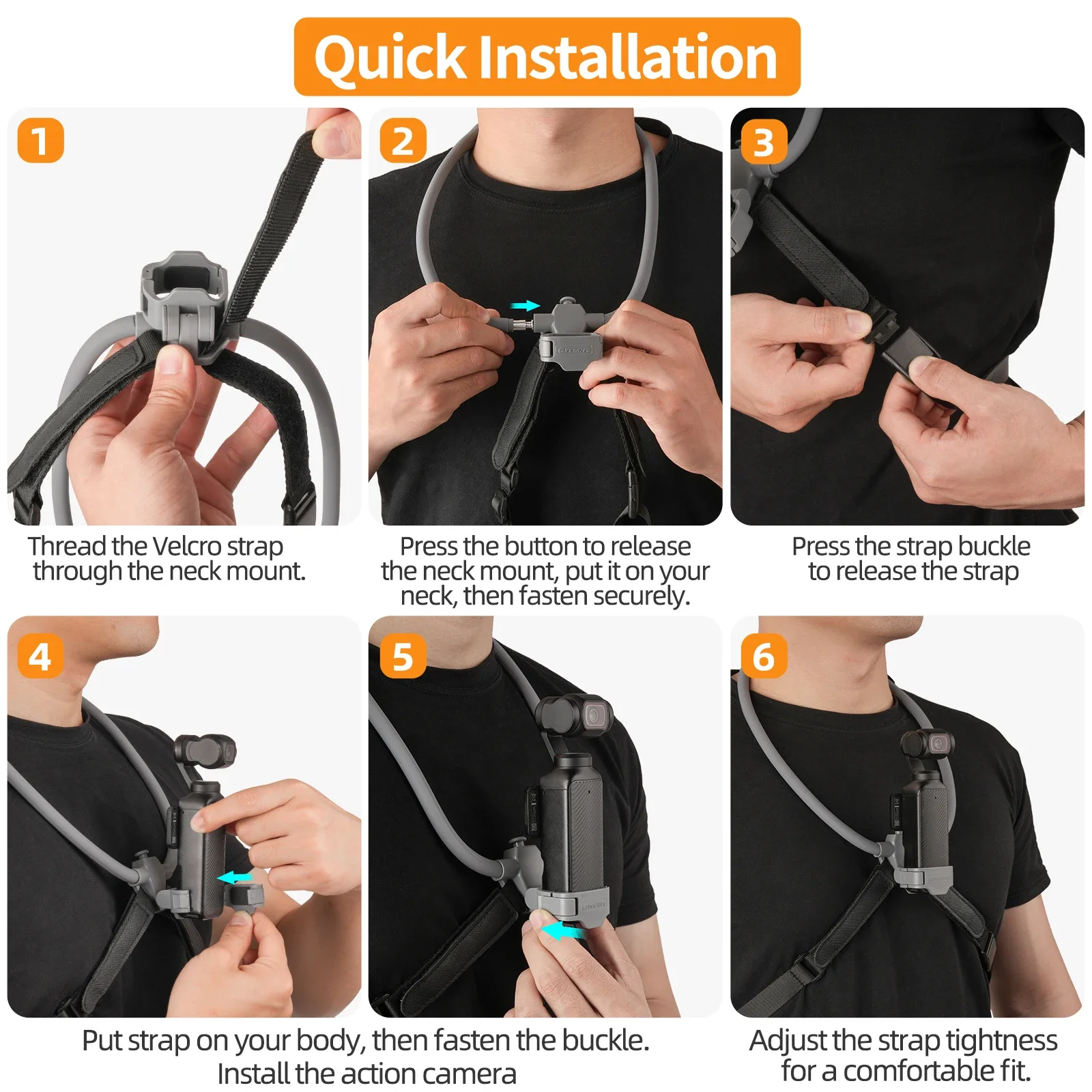 Support de caméra pour le cou, - Cycling Gear Bundle avis et prix